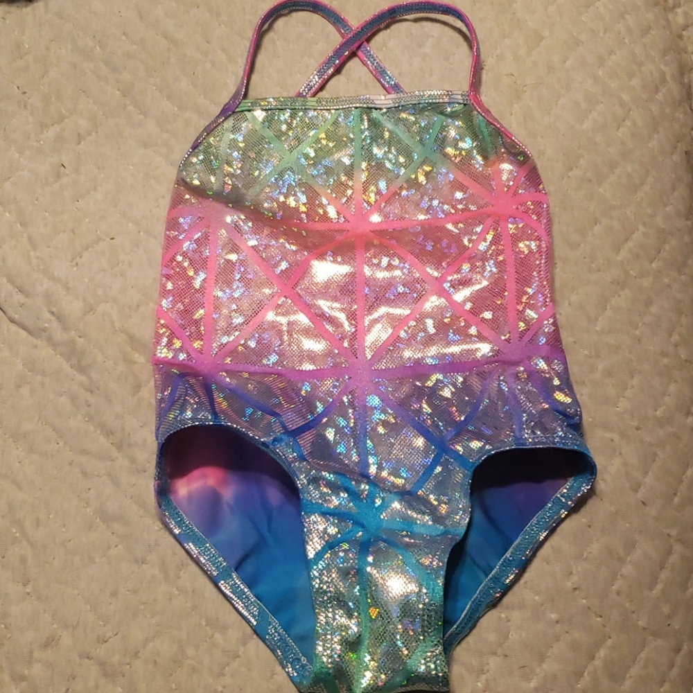 Denny's Cruz toddler girl designer bathing suit 4
